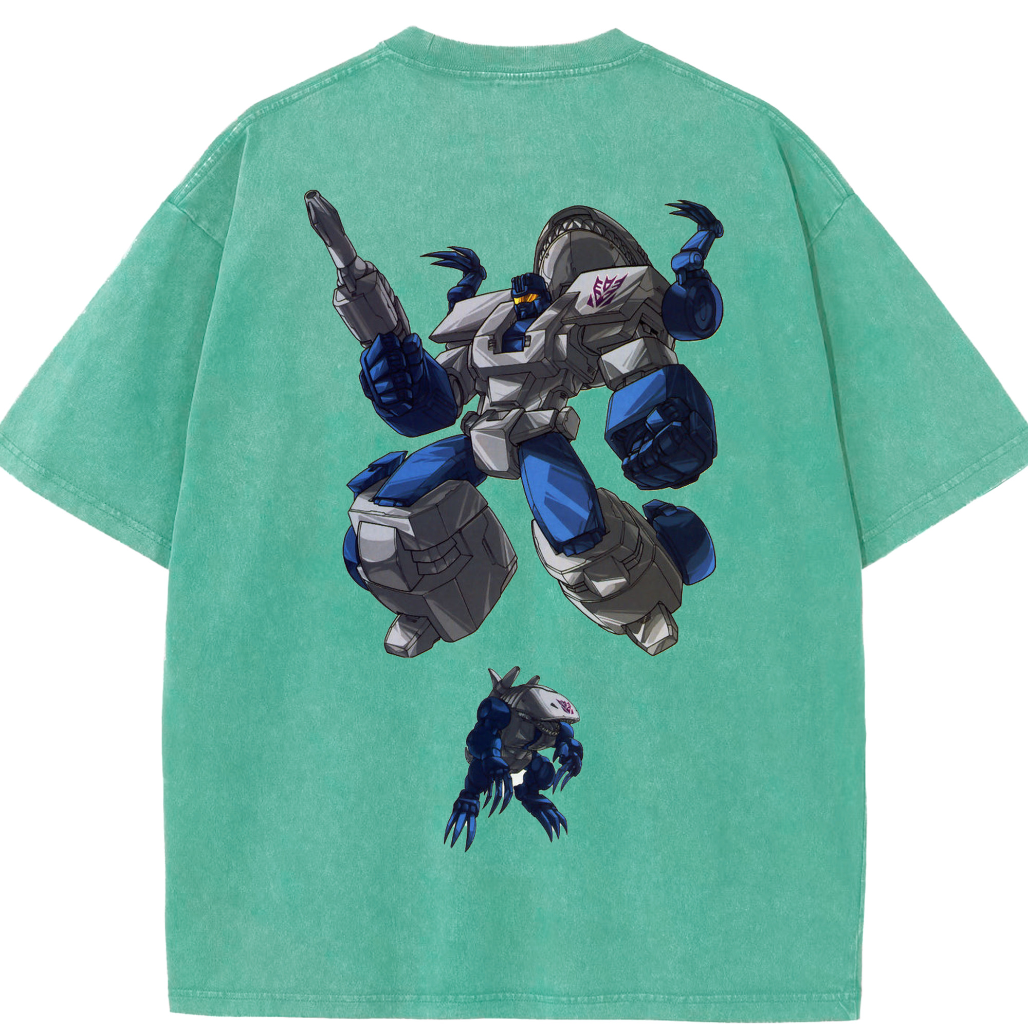 （画像用）  綿100% ヴィンテージ風 半袖Tシャツ（背面プリント）